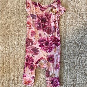 Posh Peanut Pink Floral Bodysuit